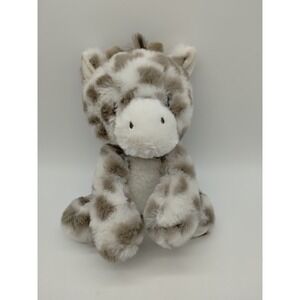 Linzy Toys Small 7" Plush Soft Fluffy Baby Giraffe Gray White